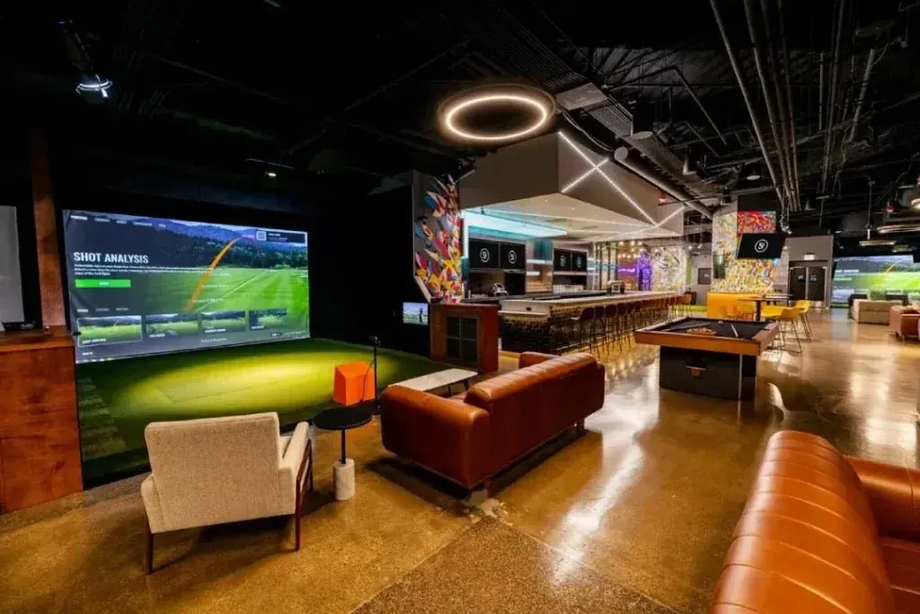 Inside the Par 19 venue in Beaumont, Texas